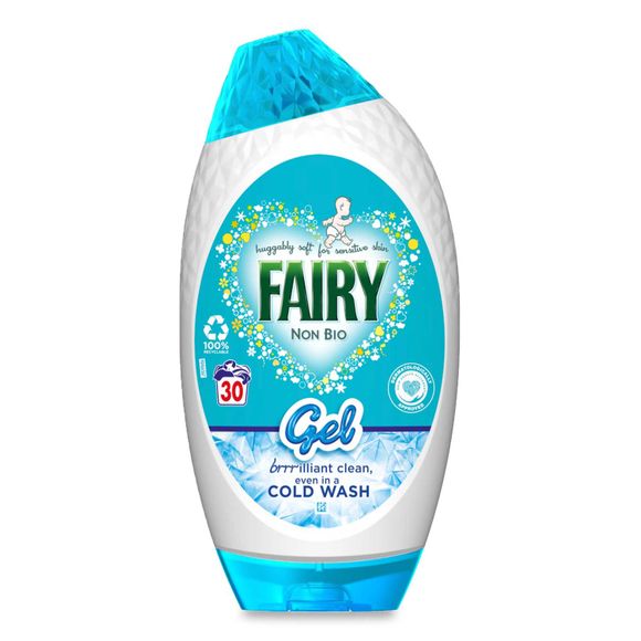 Fairy Non Bio Washing Liquid Gel 30 Washes, 1.05l, Original 1050ml